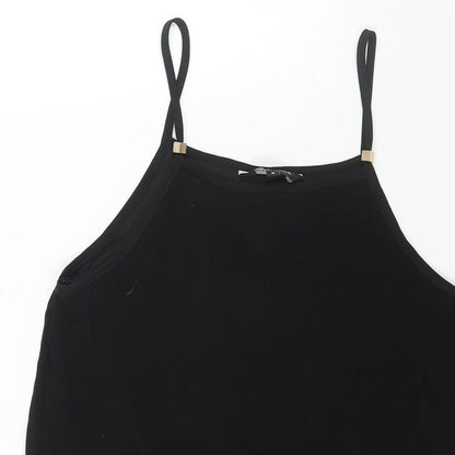 Womens UK Size 8 New Look Black Camisole Blouse