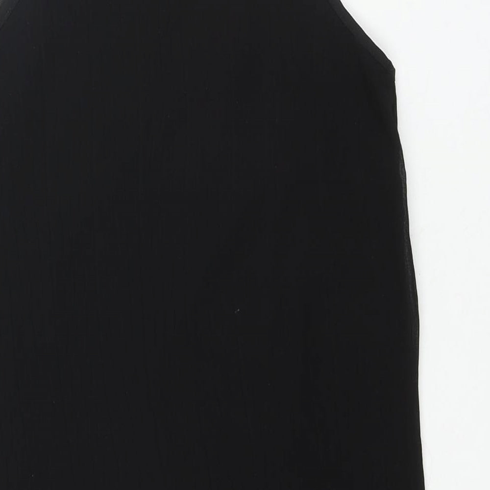 Womens UK Size 8 New Look Black Camisole Blouse