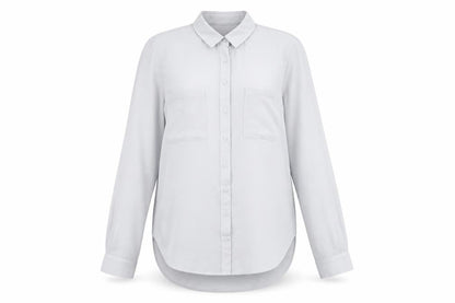 Womens UK Size 12 New Look Grey Basic Button-Up
