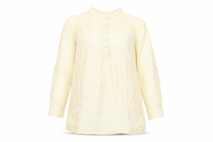 Womens UK Size 14 mamas & papas Yellow Basic T-Shirt