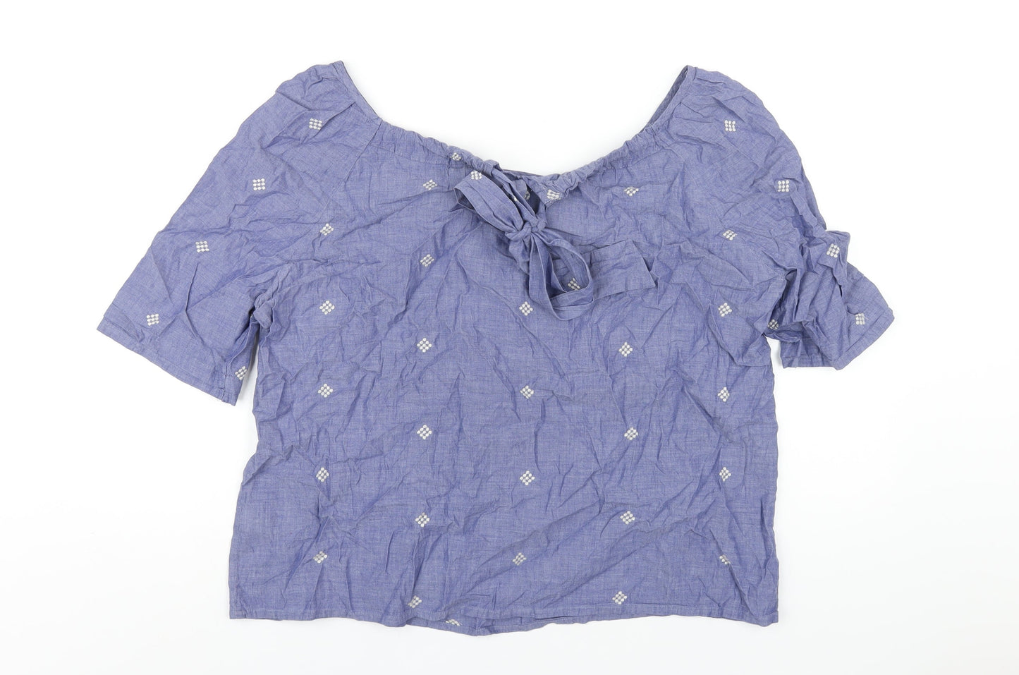 Womens UK Size 18 NEXT Blue Basic T-Shirt