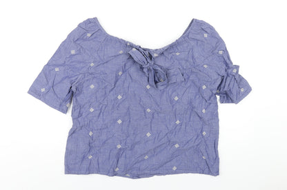 Womens UK Size 18 NEXT Blue Basic T-Shirt