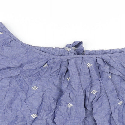 Womens UK Size 18 NEXT Blue Basic T-Shirt