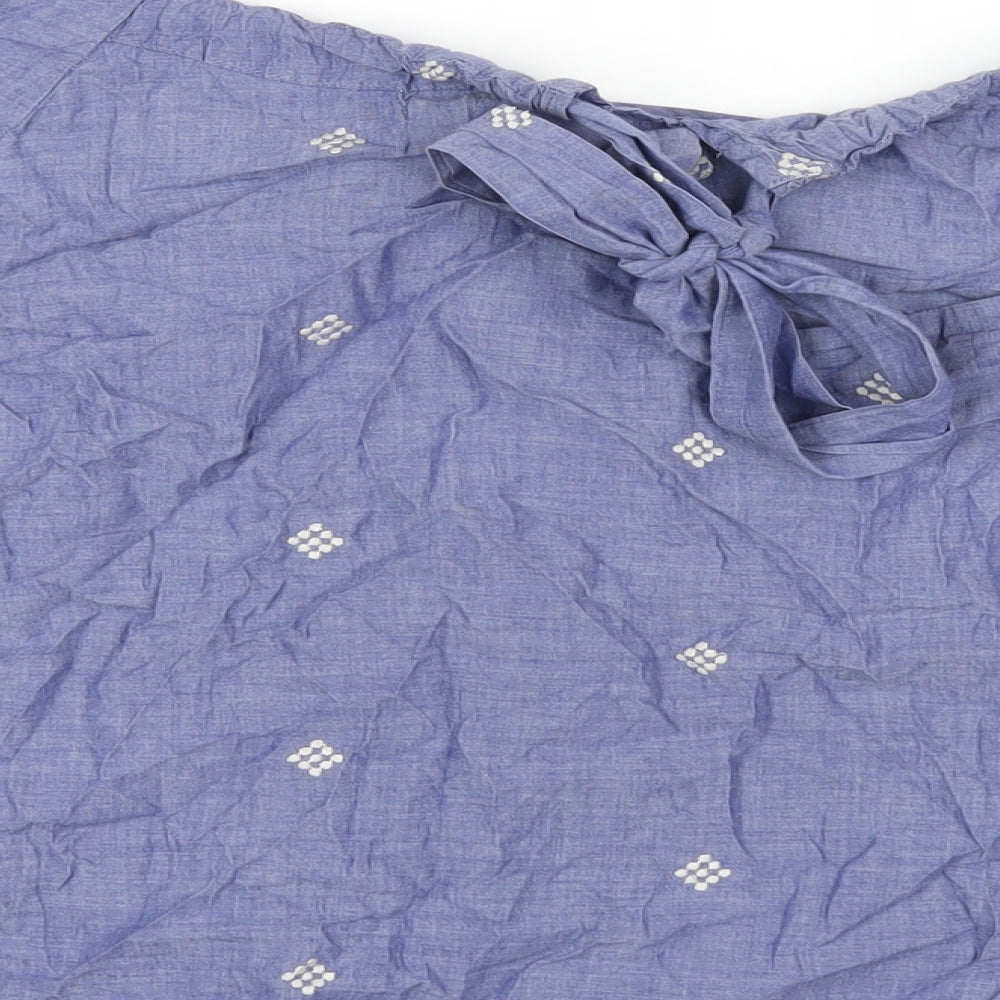 Womens UK Size 18 NEXT Blue Basic T-Shirt