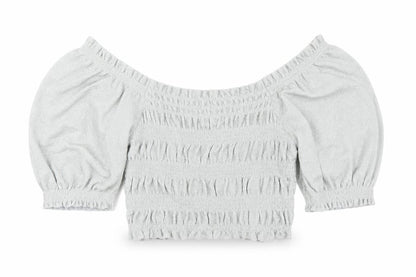 Womens UK Size XS Urban Outfitters Grey Cropped T-Shirt