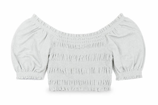 Womens UK Size XS Urban Outfitters Grey Cropped T-Shirt