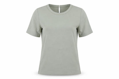 Womens UK Size 12 Marks and Spencer Green Basic T-Shirt