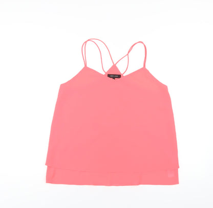 Womens UK Size 10 New Look Pink Camisole T-Shirt