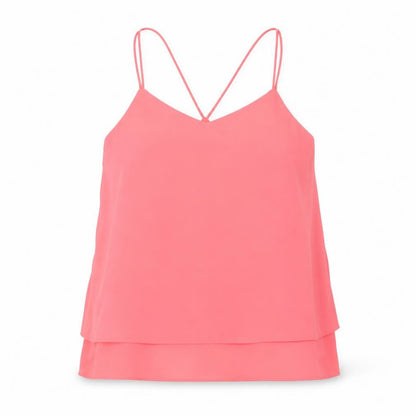 Womens UK Size 10 New Look Pink Camisole T-Shirt