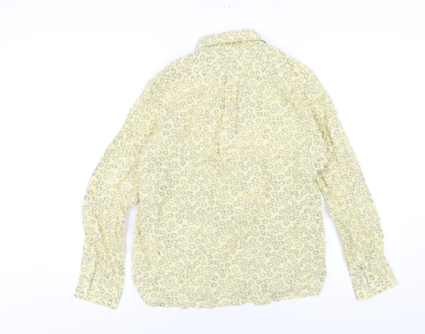 Womens UK Size S Gap Yellow Basic T-Shirt
