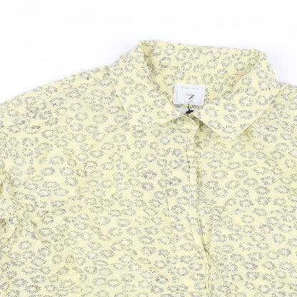 Womens UK Size S Gap Yellow Basic T-Shirt