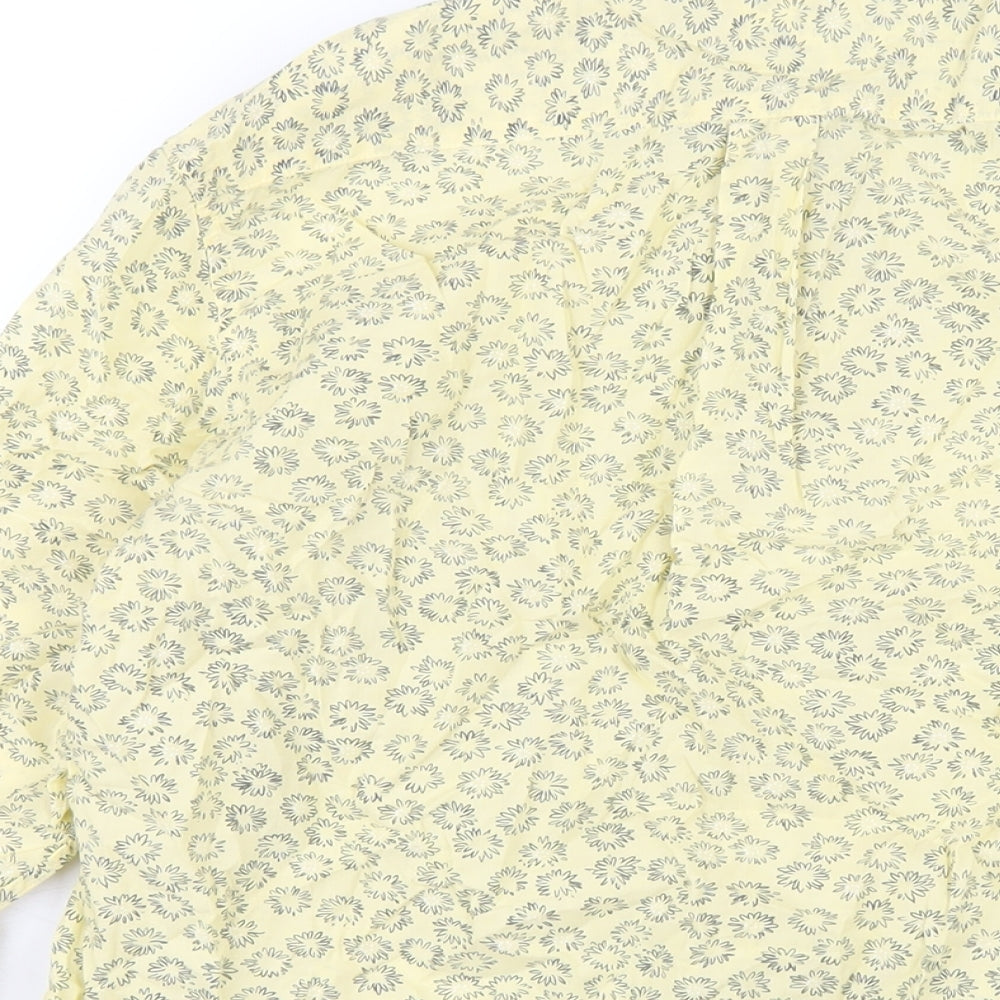 Womens UK Size S Gap Yellow Basic T-Shirt