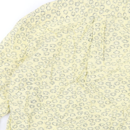 Womens UK Size S Gap Yellow Basic T-Shirt