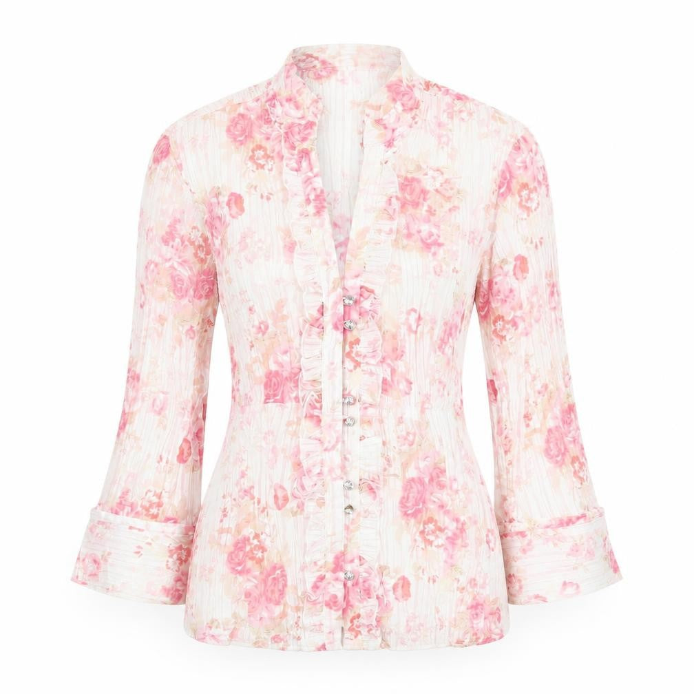 Womens UK Size 12 Wallis Multicoloured Basic Button-Up