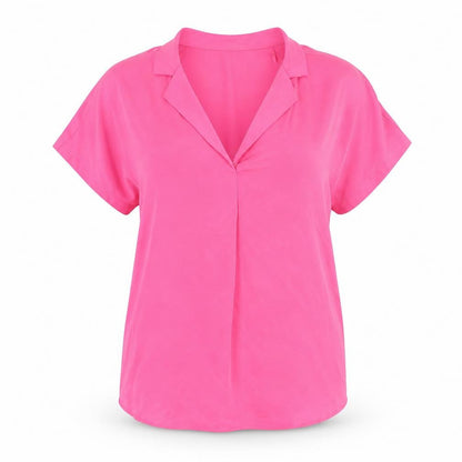 Womens UK Size 6 Marks and Spencer Pink Basic T-Shirt