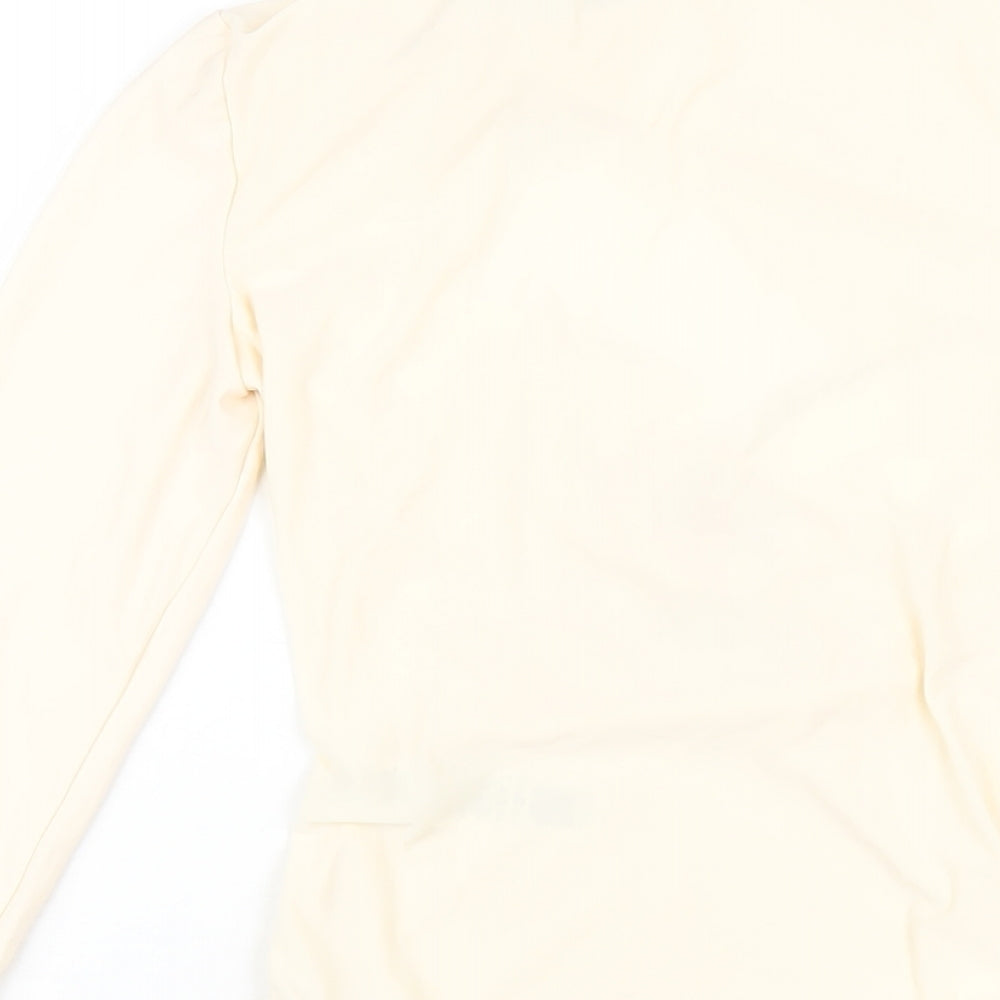 Womens UK Size 6 ASOS One-Piece Ivory Bodysuit