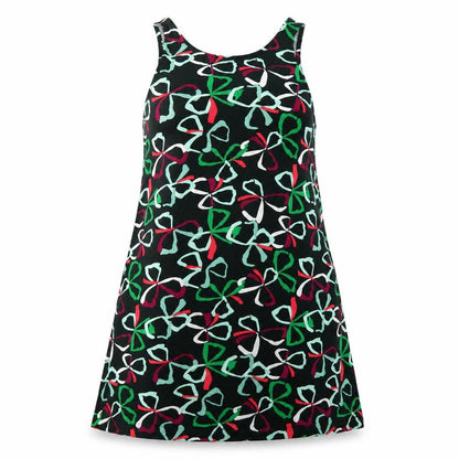 NEXT Womens Multicoloured Geometric Viscose T-Shirt Dress Size M Round Neck Pullover
