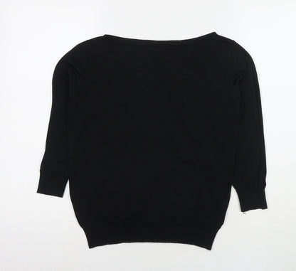 Womens UK Size 14 NEXT Black Pullover Jumper