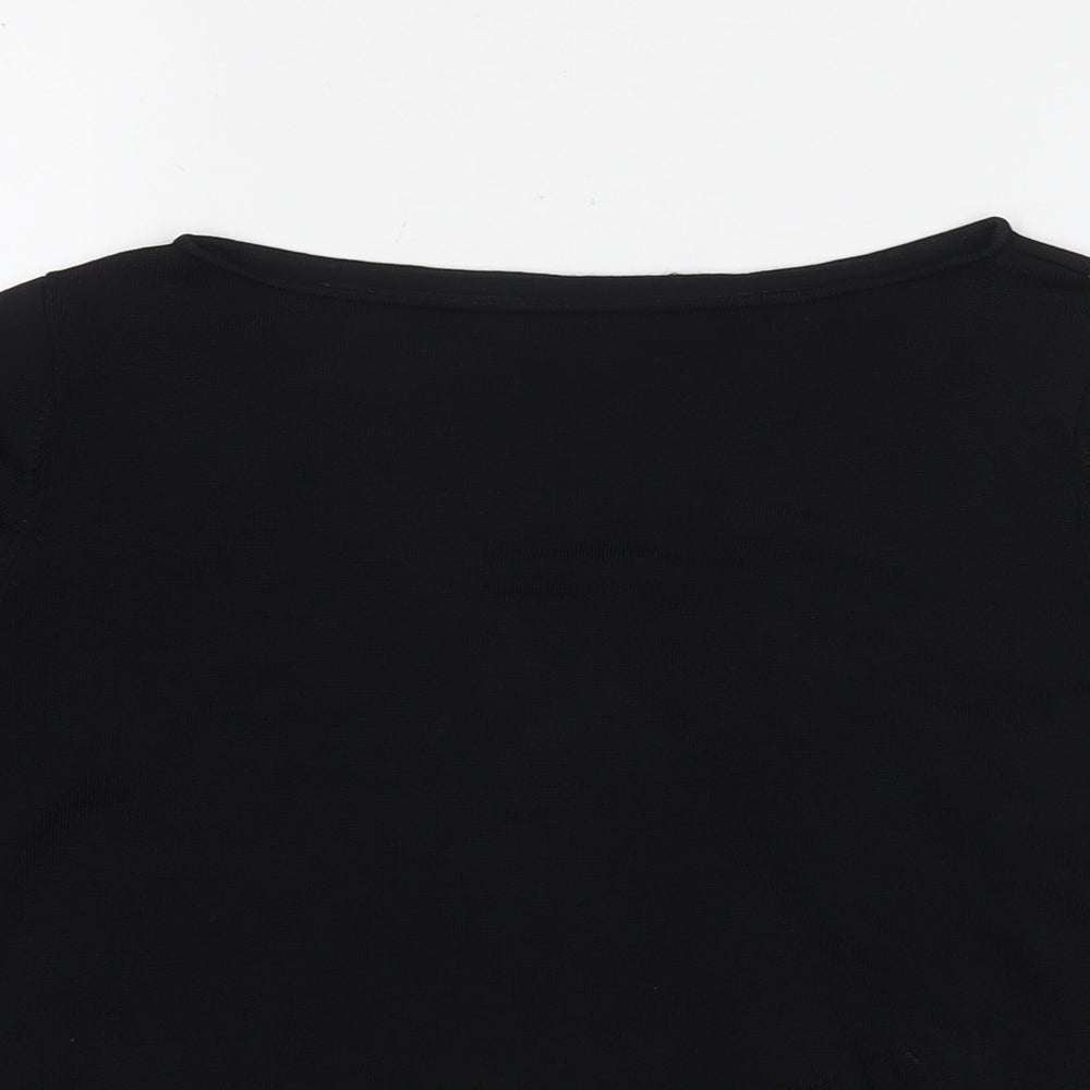 Womens UK Size 14 NEXT Black Pullover Jumper