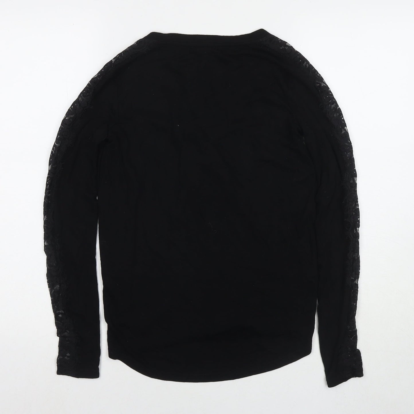 Womens UK Size 6 NEXT Black Basic Blouse