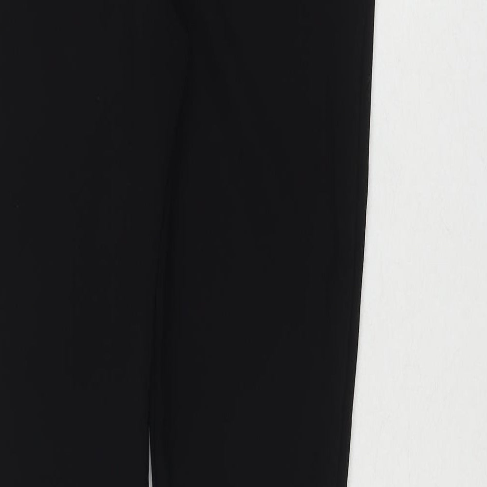 New Look Womens Black Polyester Trousers Size 6 L29 in Regular - Leg detail