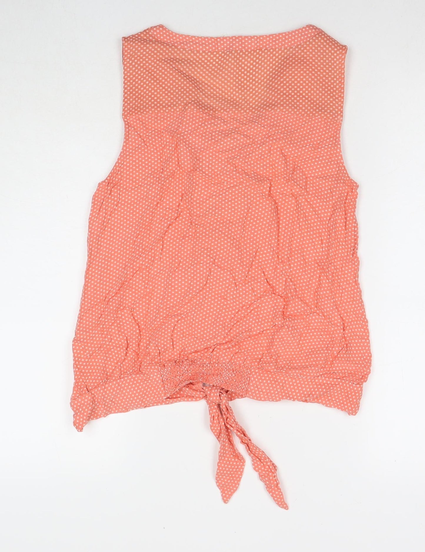Womens UK Size 12 NEXT Orange Basic T-Shirt