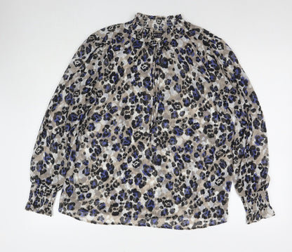 Womens UK Size 10 Marks and Spencer Multicoloured Basic Blouse