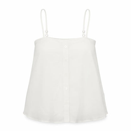 Womens UK Size 12 River Island White Basic Button-Up