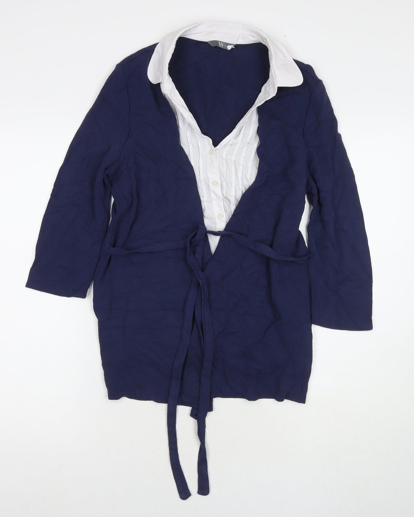 Womens UK Size 16 BHS Multicoloured Basic Button-Up