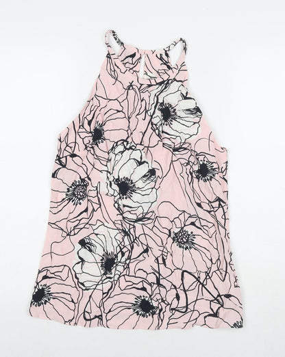 Womens UK Size 10 Marks and Spencer Pink Basic Tank