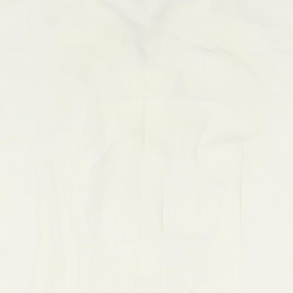 Womens UK Size 14 St Michael White Basic Button-Up