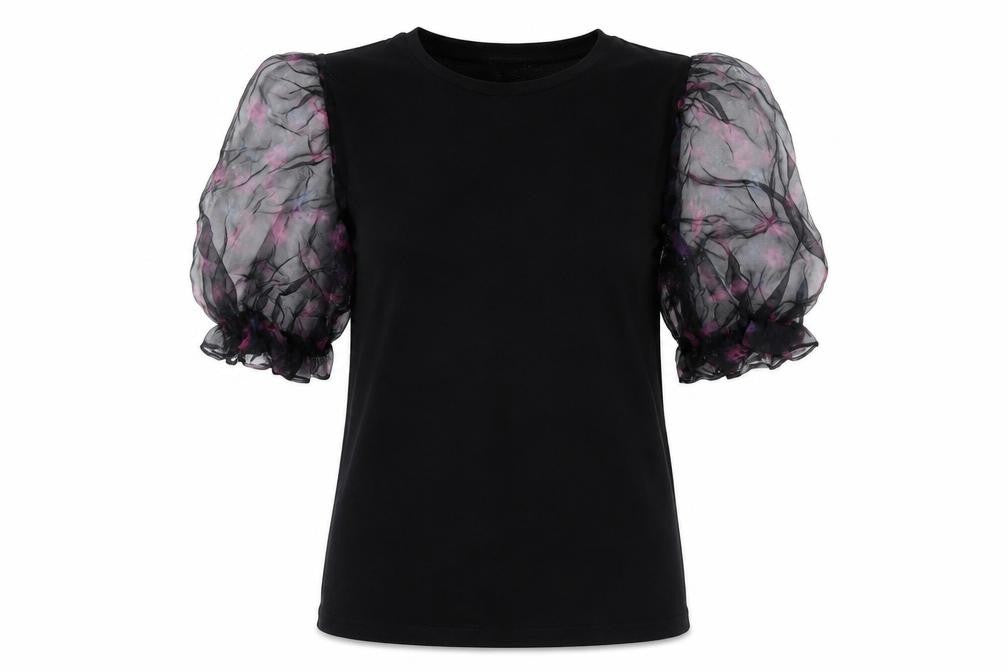 Womens UK Size 14 Dorothy Perkins Black Basic T-Shirt