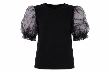 Womens UK Size 14 Dorothy Perkins Black Basic T-Shirt