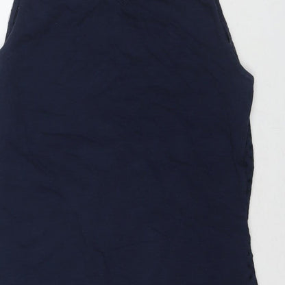 Womens UK Size 10 NEXT Blue Basic Tank