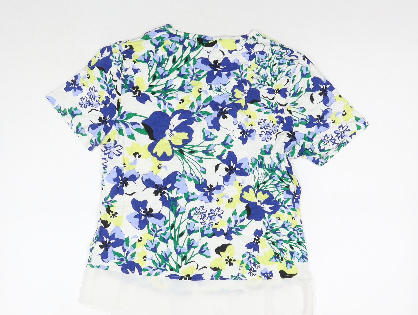 Womens UK Size 8 Marks and Spencer Multicoloured Basic Blouse