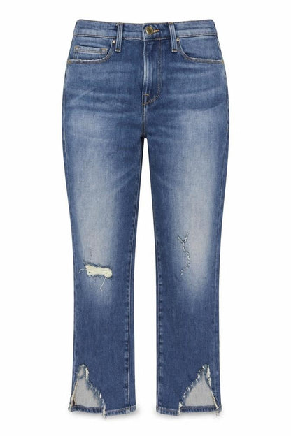 Womens UK Size 26 FRAME Regular Fit Straight Blue Jeans