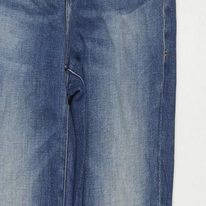 Womens UK Size 26 FRAME Regular Fit Straight Blue Jeans