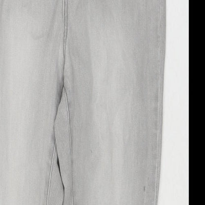 George Womens Gold Cotton Skinny Jeans Size 10 L28 in Regular Zip