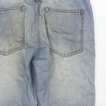 Topman Mens Blue Camel Bermuda Shorts Size 30 in L12 in Regular Zip