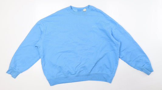 Mens UK Size M Levi's Blue Pullover Sweatshirt