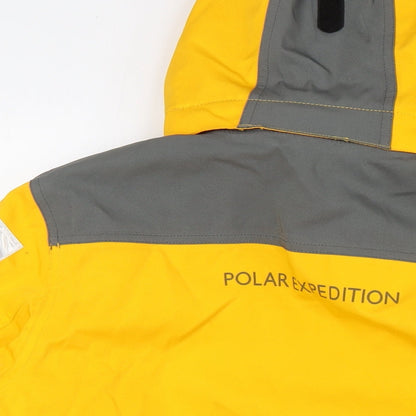 Quark Expedition Womens Yellow Jacket Size M Zip - Interactive, Velcro Cuffs,Reflective Detail, Taped Seams