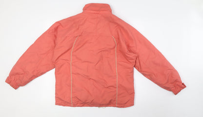 Extremite Womens Pink Jacket Size S Zip - Windproof Waterproof, Taped Seams, Vintage