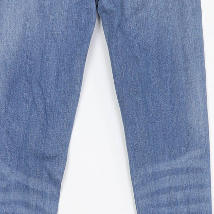 Pepe Jeans Womens Blue Cotton Skinny Jeans Size 29 in L31 in Regular Button