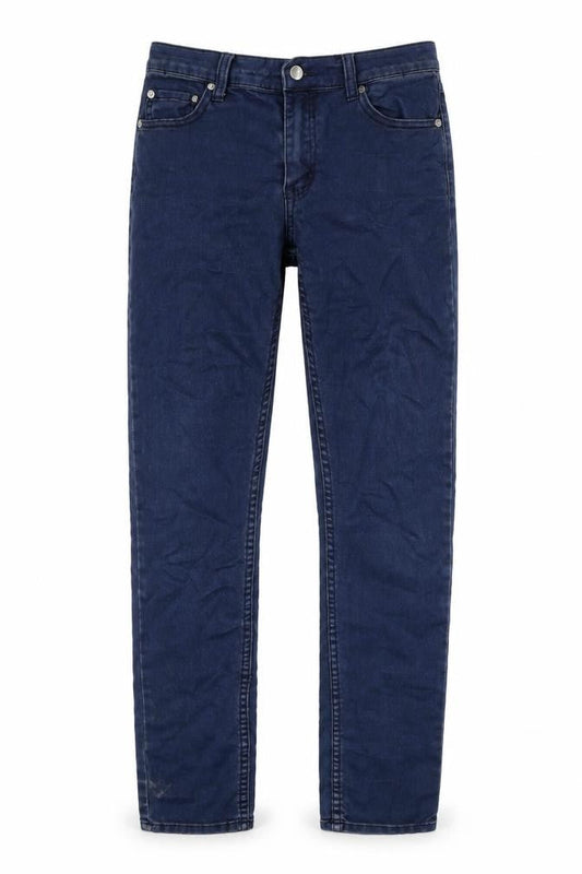 Mens UK Size 28 in Cheap Monday Regular Fit Straight Blue Jeans