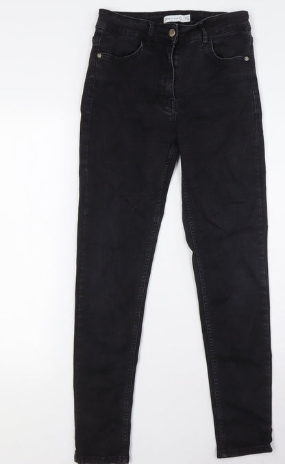 Womens UK Size 12 Warehouse Slim Fit Skinny Black Jeans