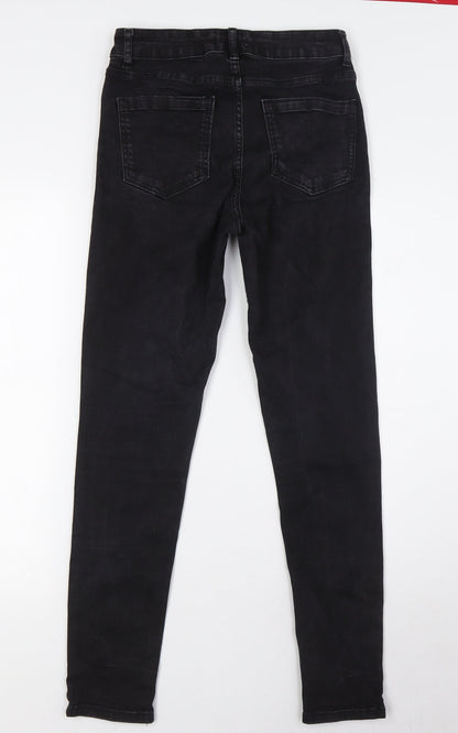 Womens UK Size 12 Warehouse Slim Fit Skinny Black Jeans