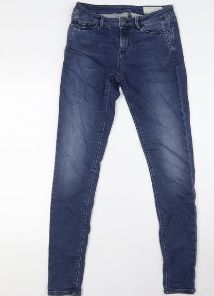ESPIRIT Womens Blue Cotton Skinny Jeans Size 27 in L32 in Slim Button