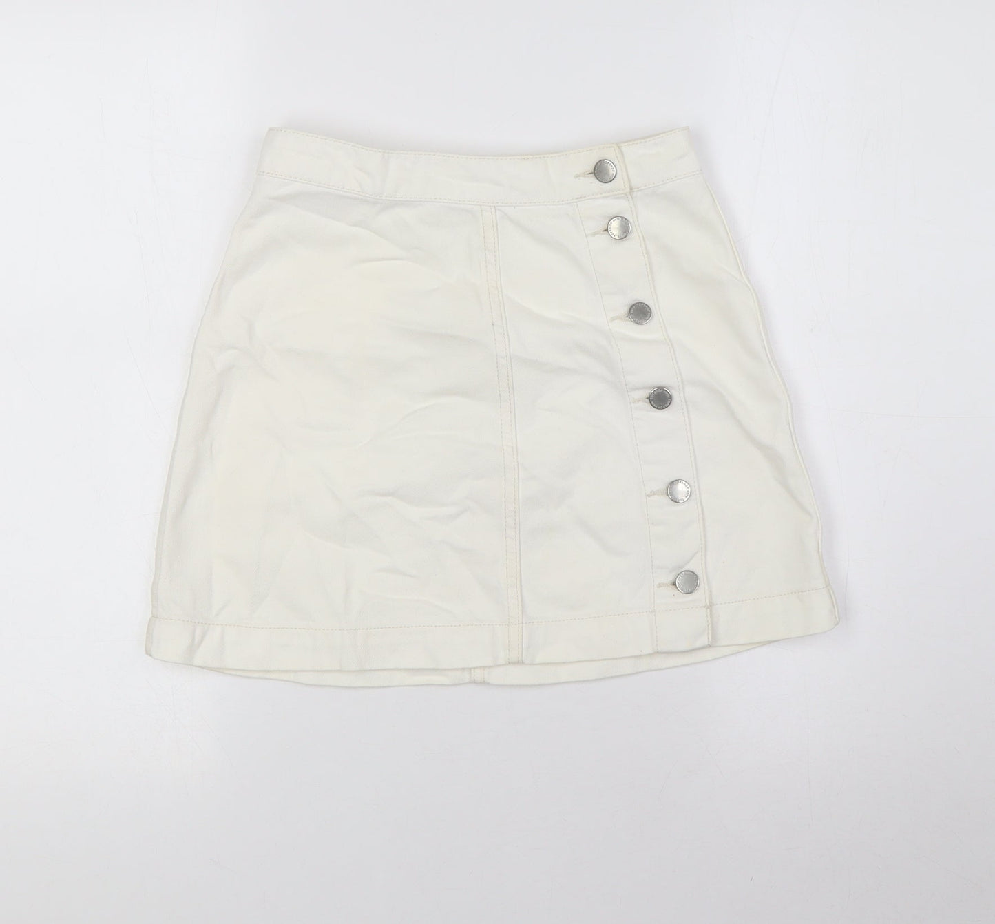 Womens UK Size 26 Topshop A-Line Denim Skirt