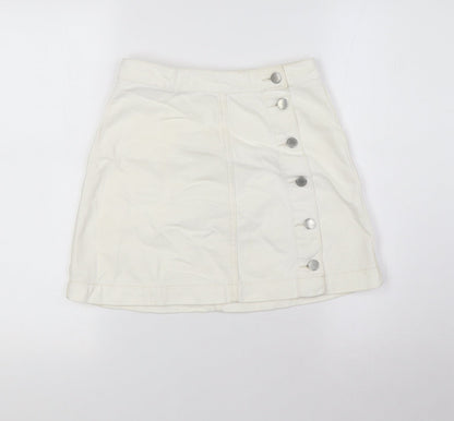 Womens UK Size 26 Topshop A-Line Denim Skirt