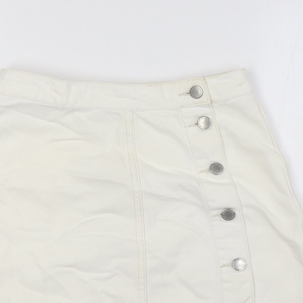 Womens UK Size 26 Topshop A-Line Denim Skirt